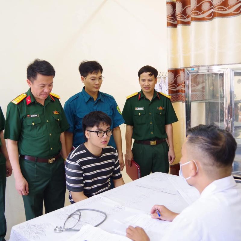 HỘI ĐỒNG NGHĨA VỤ QUÂN SỰ PHƯỜNG TAM CHÚC KHÁM SƠ TUYỂN SỨC KHỎE CÔNG DÂN TRONG ĐỘ TUỔI NHẬP NGŨ NĂM 2026