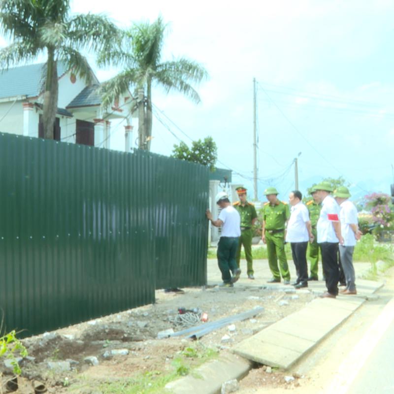 Tân Thanh: Tổ chức cưỡng chế, thu hồi đất GPMB Dự án