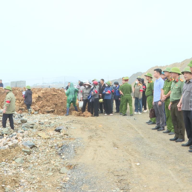 Tân Thanh: Tổ chức cưỡng chế, kiểm đếm bắt buộc thực hiện dự án.