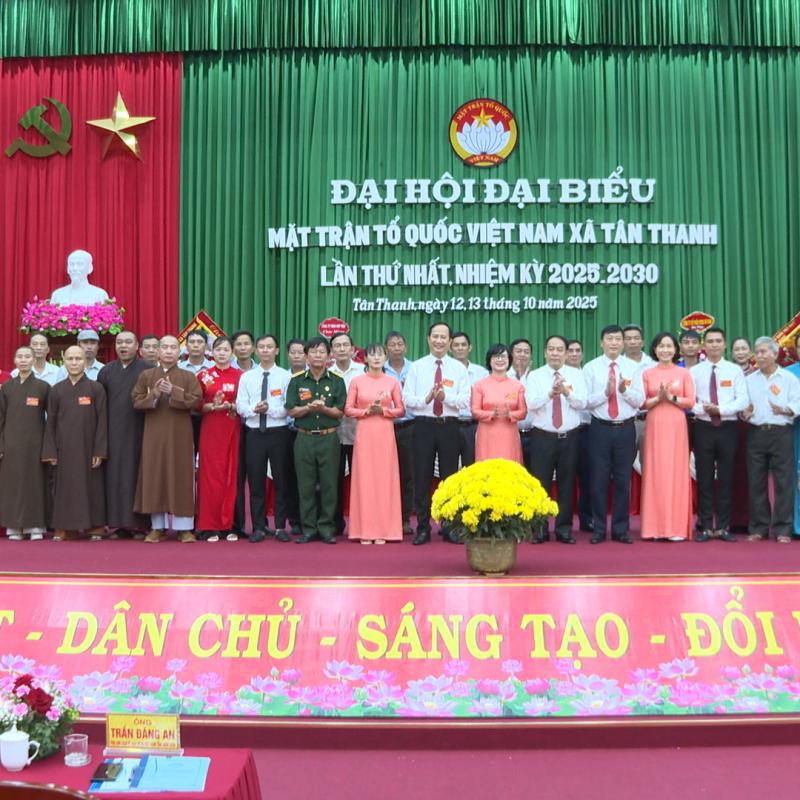 Tân Thanh: Đại hội đại biểu Mặt trận Tổ quốc Việt Nam xã lần thứ I, nhiệm kỳ 2025-2030.