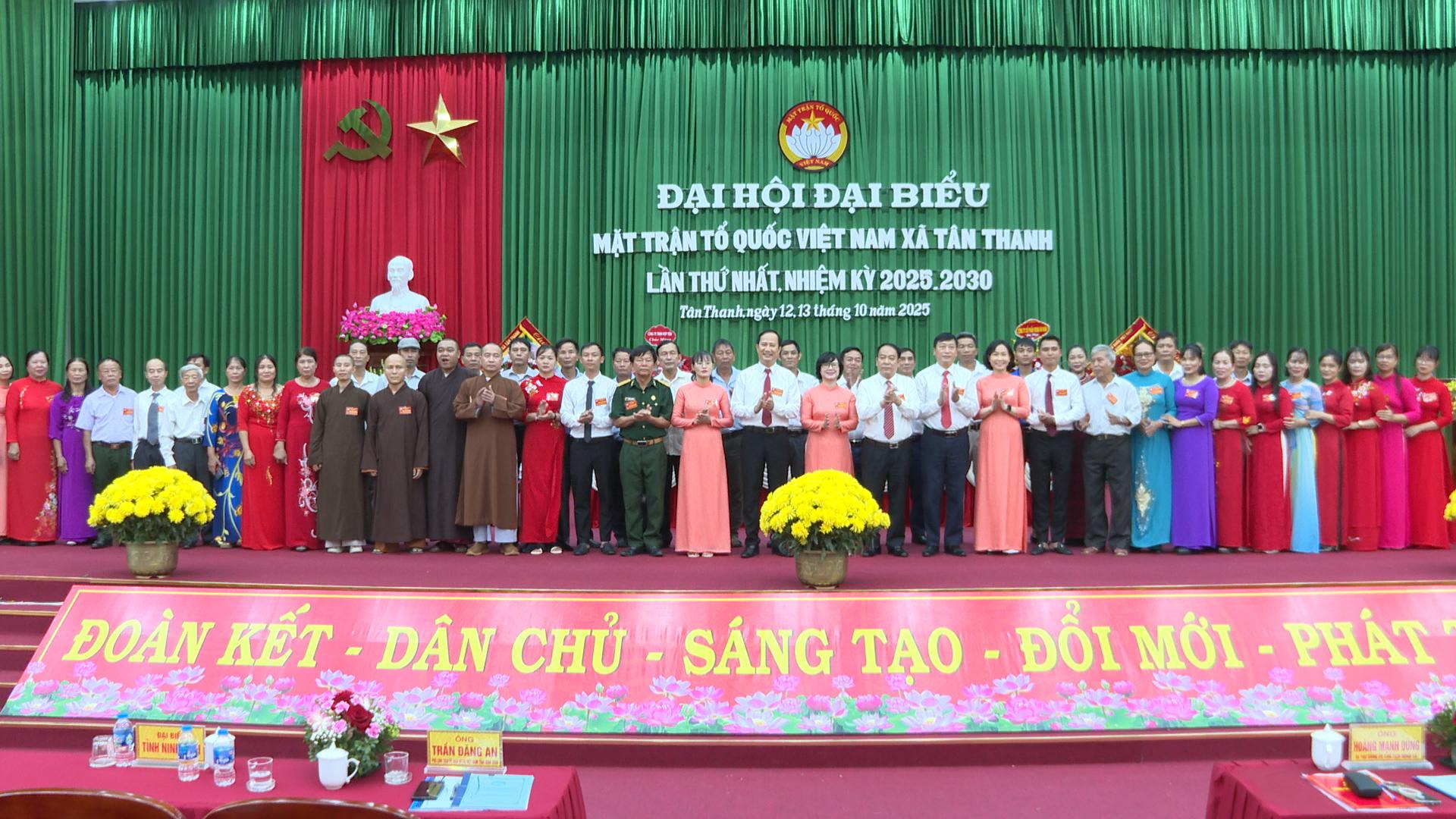 Tân Thanh: Đại hội đại biểu Mặt trận Tổ quốc Việt Nam xã lần thứ I, nhiệm kỳ 2025-2030.