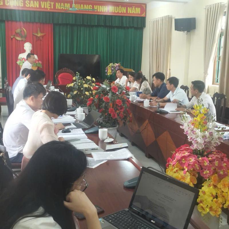 Đoàn kiểm tra về Cải cách thủ tục hành chính tỉnh Ninh Bình tổ chức kiểm tra tại xã Thanh Bình