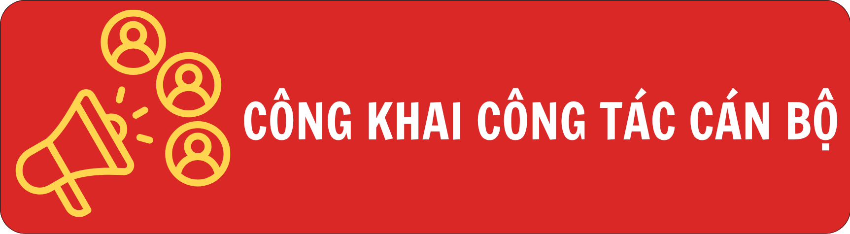 Công khai công tác cán bộ