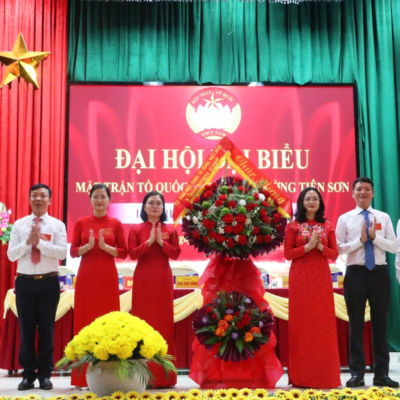Đại hội Đại biểu Mặt trận Tổ quốc Việt Nam phường Tiên Sơn lần thứ I, nhiệm kỳ 2025-2030
