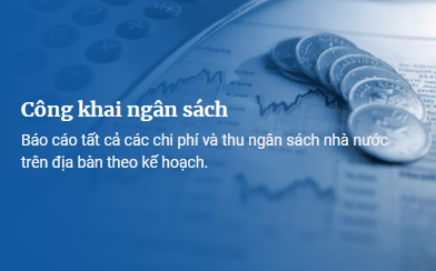 Công khai ngân sách