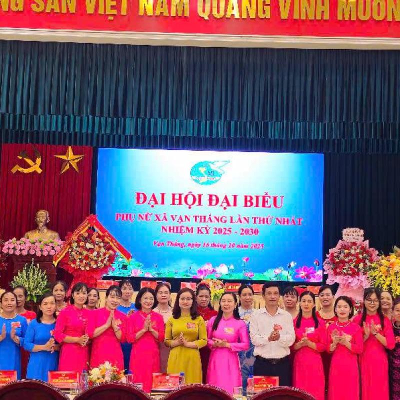 ĐẠI HỘI ĐẠI BIỂU PHỤ NỮ XÃ VẠN THẮNG LẦN THỨ I, NHIỆM KỲ 2025 – 2030
