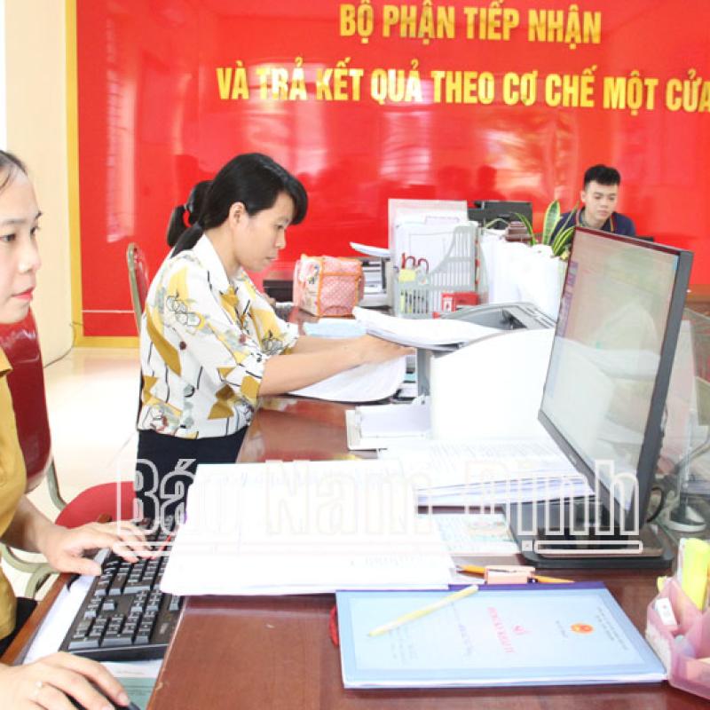 UBND xã Yên Thắng thực hiện các mô hình điểm về Đề án 06