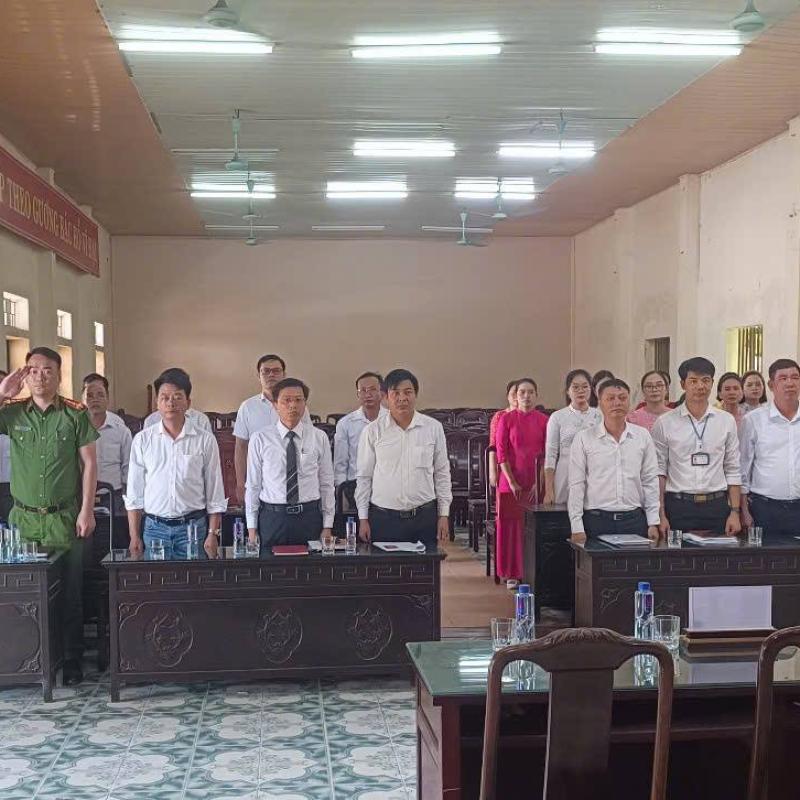 Đại Hội Chi Bộ UBND Xã Vạn Thắng lần thứ nhất, nhiệm kỳ 2025 – 2030