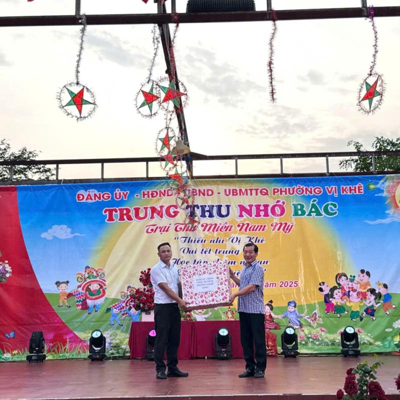 Phường Vị Khê tổ chức nhiều hoạt động thiết thực Tết trung thu năm 2025