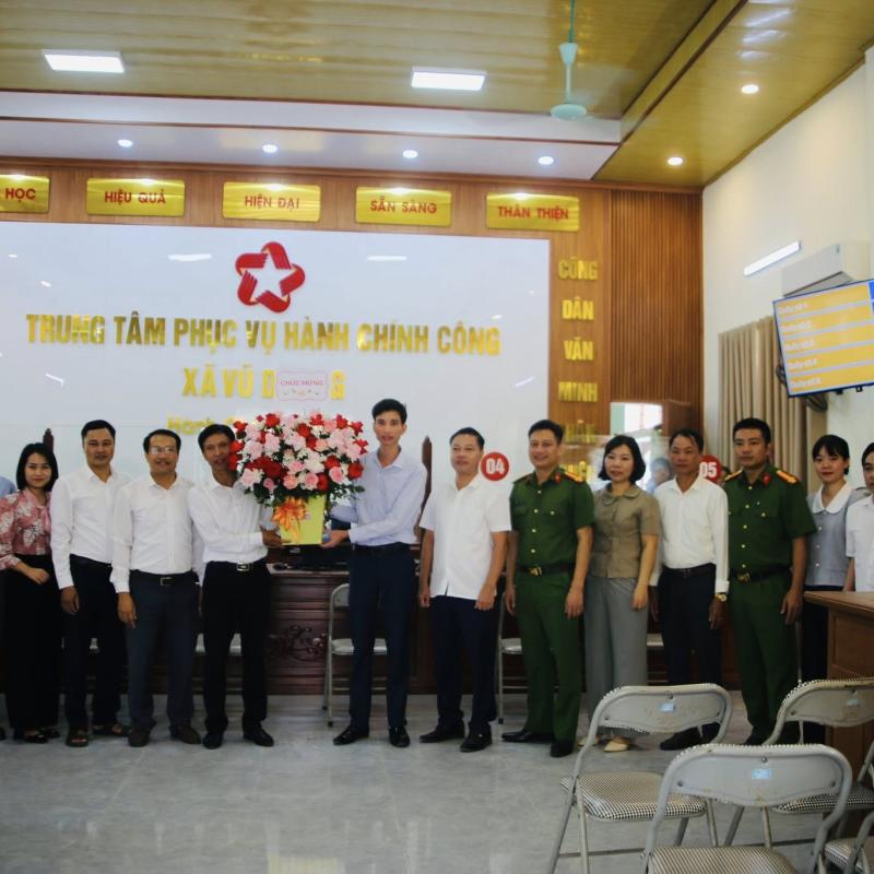 Xã Vũ Dương triển khai nâng cấp mô hình hành chính công