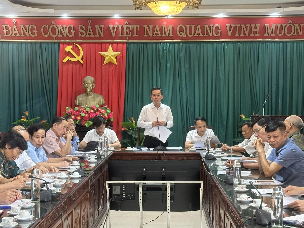 Chiều ngày 28/7/2025, Đảng ủy xã Xuân Trường tổ chức Hội nghị lấy ý kiến các đồng chí nguyên lãnh đạo chủ chốt của huyện Xuân Trường, nguyên lãnh đạo các xã, thị trấn