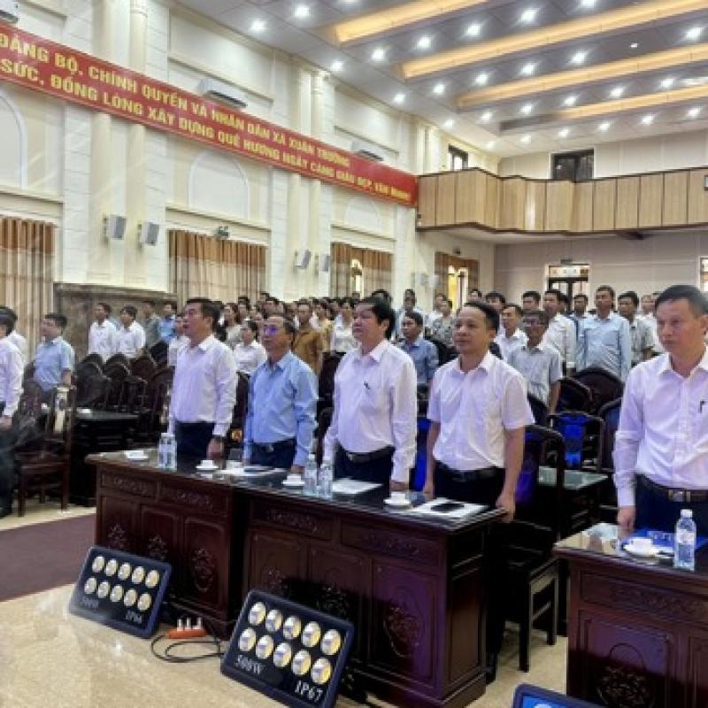 HĐND xã Xuân Trường khóa 1, nhiệm kỳ 2021-2026 tổ chức Kỳ họp thứ 2(Kỳ họp chuyên đề)