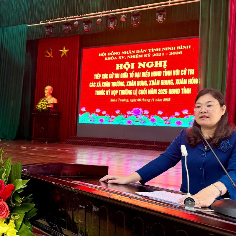 ĐẠI BIỂU HĐND TỈNH TIẾP XÚC CỬ TRI CÁC XÃ XUÂN TRƯỜNG, XUÂN HƯNG, XUÂN GIANG, XUÂN HỒNG