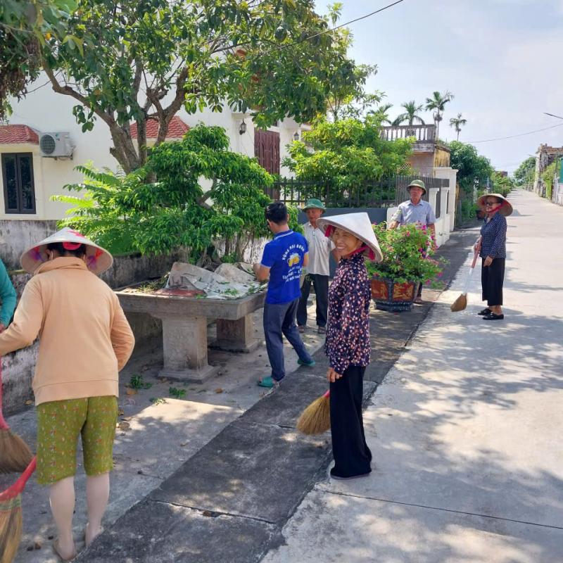 Ngày chủ nhật xanh” tháng 10-2025 trên địa bàn xã Xuân Trường