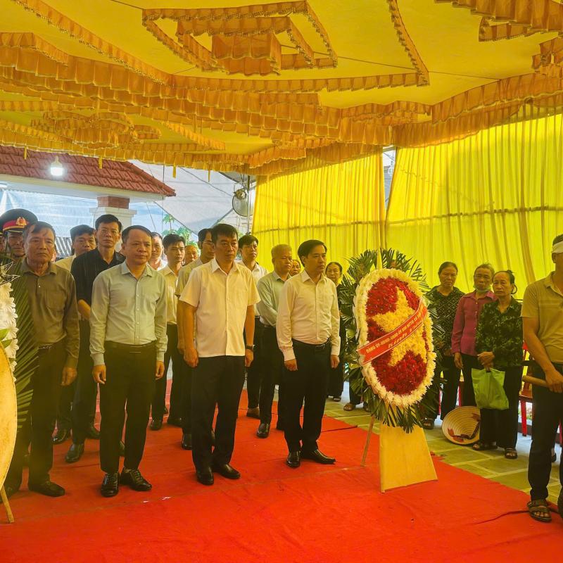 Xã Xuân Trường tổ chức lễ đón, truy điệu và an táng hài cốt liệt sĩ Nguyễn Văn Long