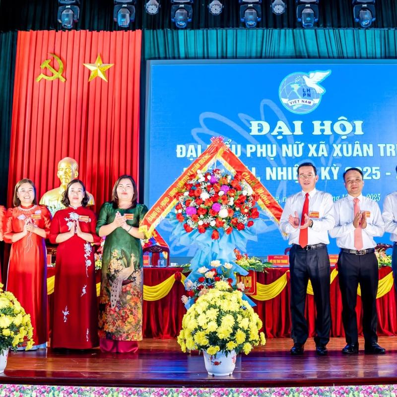 Hội Liên hiệp phụ nữ xã Xuân Trường tổ chức Đại hội đại biểu phụ nữ xã lần thứ I, nhiệm kỳ 2025-2030
