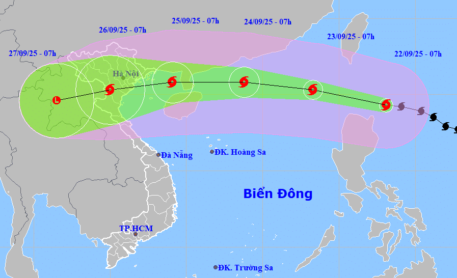 Công điện tập trung ứng phó với siêu bão Ragasa
