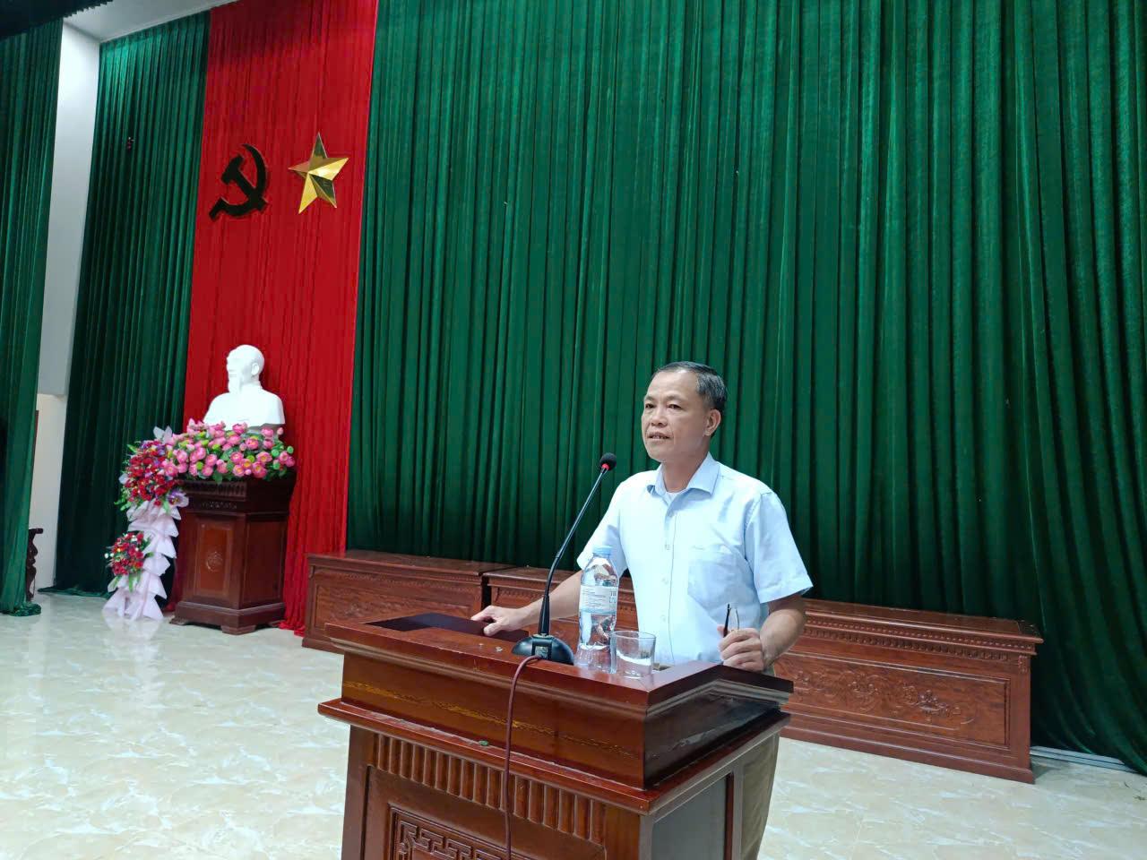 XÃ YÊN CƯỜNG TỔ CHỨC HỘI NGHỊ LÀM GIÀU, LÀM SẠCH CƠ SỞ DỮ LIỆU QUỐC GIA VỀ ĐẤT ĐAI